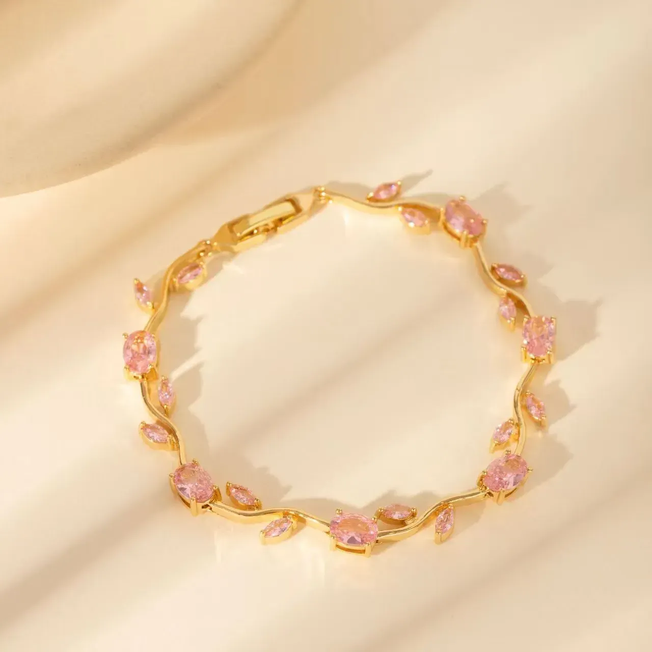 Dainty Rose Bracelet representing earthy craftsmanship